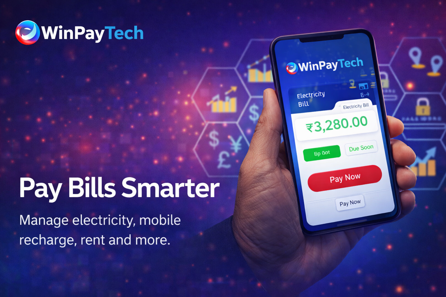 WinPayTech bill payments slide