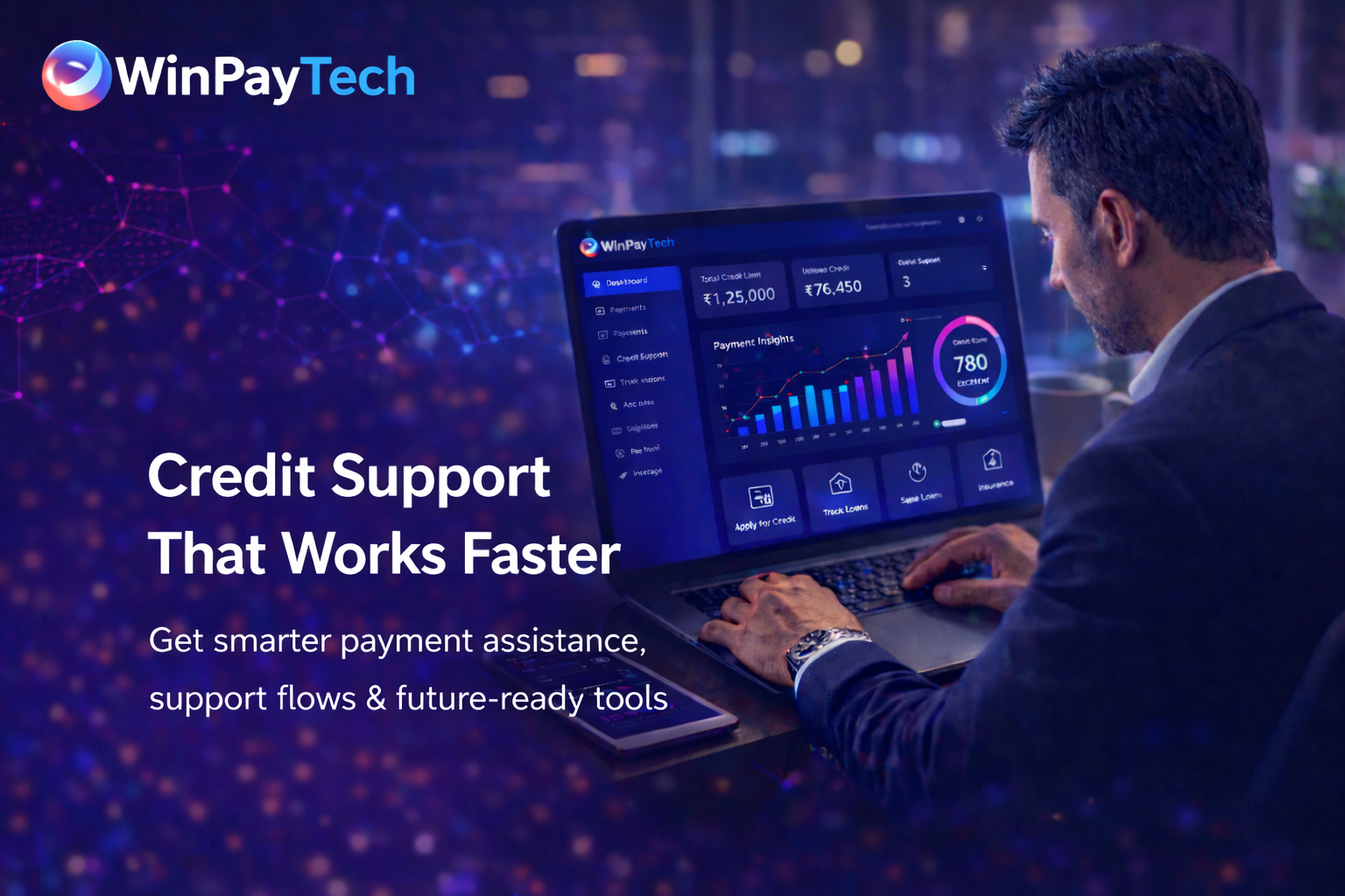 WinPayTech credit support slide